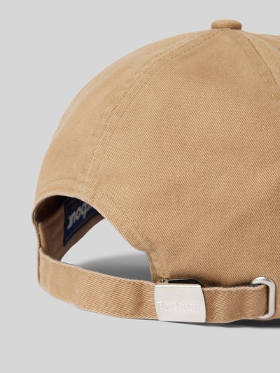 Barbour Basecap aus reiner Baumwolle Modell 'CASCADE' Beige 3