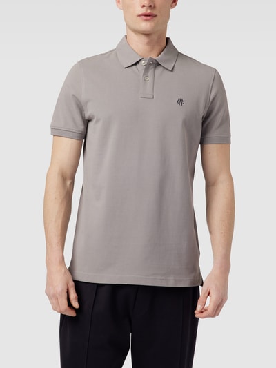 MCNEAL Poloshirt mit Brand-Stitching Mittelgrau 4