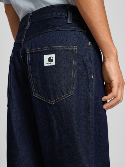 Carhartt Work In Progress Baggy Fit Jeans mit 5-Pocket-Design Dunkelblau 3