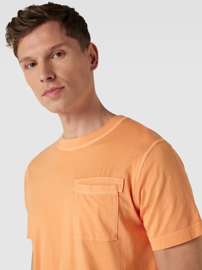 JOOP! Jeans T-shirt met opgestikte borstzak, model 'Caspar' Oranje - 3