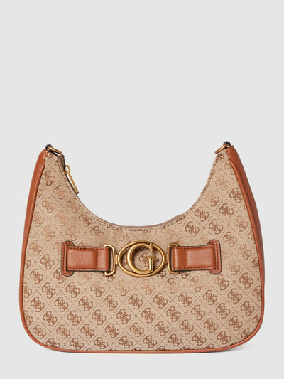 Guess Hobo Bag mit Label-Detail Modell 'AVIANA HOBO' Cognac 2