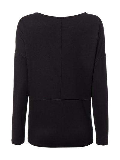 Christian Berg Woman Sweatshirt mit überschnittenen Schultern  Black 3
