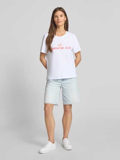 Smith and Soul T-shirt z okrągłym dekoltem Biały 1