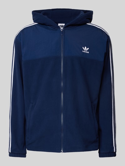 adidas Originals Fleecejacke mit Reißverschluss Marine 1