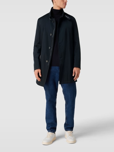 JOOP! COLLECTION Lange jas met opstaande kraag, model 'Felio' Donkerblauw - 1