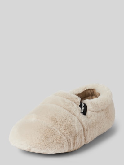 Verbenas Slippers met imitatiebont, model 'YALE GROSETO' Beige - 1