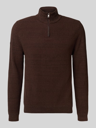 Superdry Troyer mit Stehkragen Dunkelbraun 2