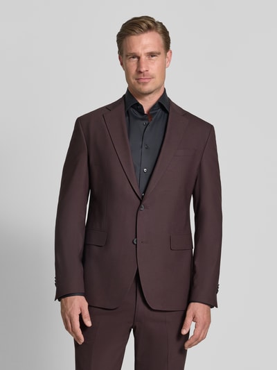CINQUE Regular Fit Sakko aus Baumwoll-Mix Modell 'Totti' Bordeaux 4