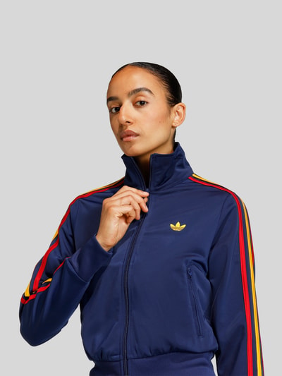adidas Originals Regular Fit Trainingsjacke mit Label Stitching Dunkelblau 3