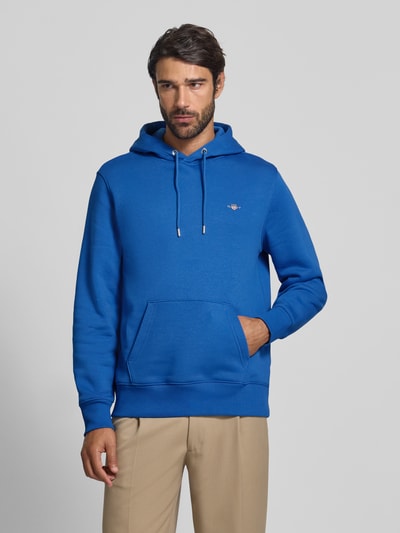 Gant Hoodie met capuchon Koningsblauw - 4