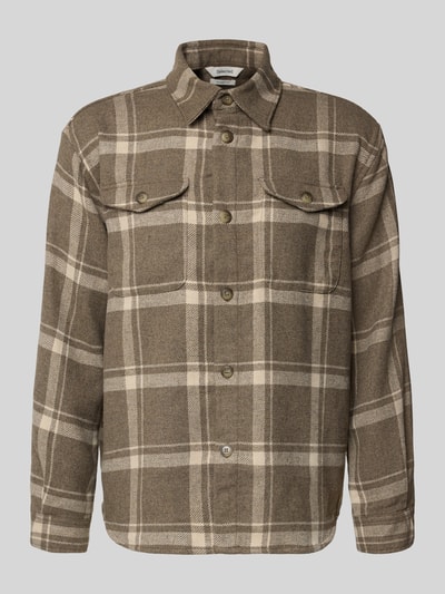 SELECTED HOMME Regular fit overhemdjack met wol, model 'LOSEPABLO' Beige - 2