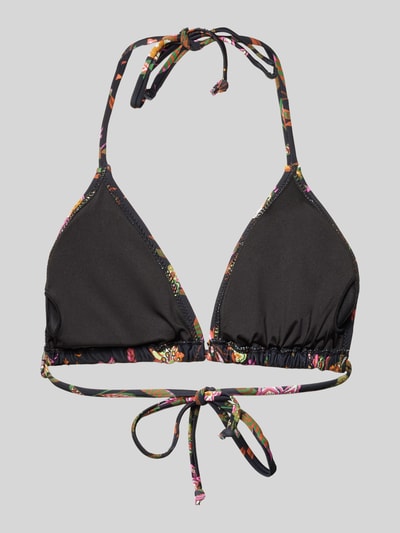 Jake*s Casual Bikini-Oberteil mit Allover-Muster Black 3