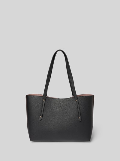 Guess Tote bag in leerlook, model 'Brenton' Zwart - 4