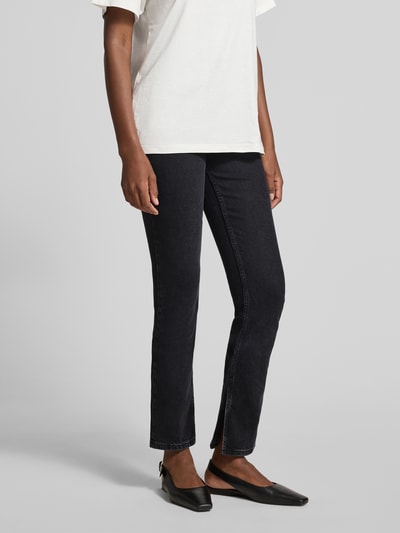 HUGO Slim Fit Jeans aus Baumwoll-Mix Modell 'GRITRIA_1' Anthrazit 4