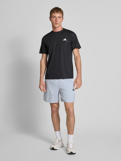 adidas Training Korte broek met ritszakken en logoprint Lichtgrijs - 1