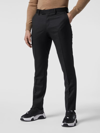 Tiger Of Sweden Pantalon van wol met smalle pasvorm Donkergrijs - 4