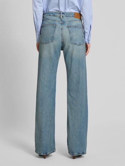 Lauren Ralph Lauren Wide leg jeans in 5-pocketmodel, model 'HIRS' Jeansblauw - 5