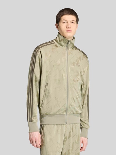 adidas Originals regular fit sweatjack met ritssluiting Zilver - 3