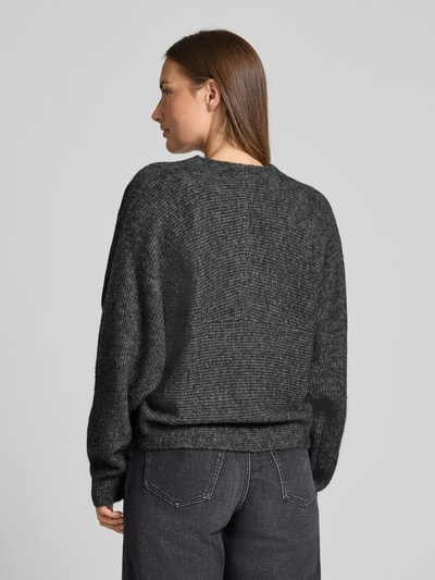 MSCH Copenhagen Gebreide pullover in wikkellook, model 'Zinelle Hope' Antraciet - 5