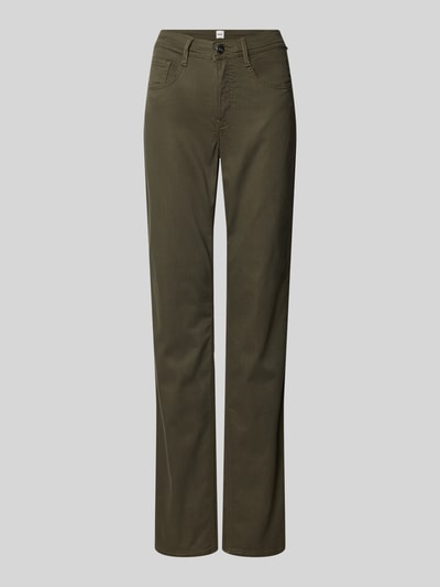 Brax Straight fit jeans in 5-pocketmodel, model 'STYLE.CAROLA' Kaki - 2