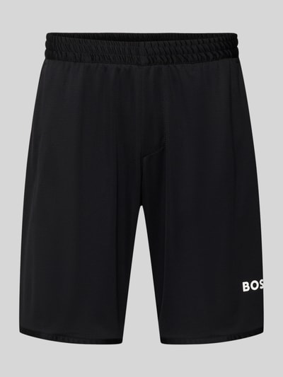 BOSS Green Regular Fit Shorts mit Label-Schriftzug Modell 'TOC SPIN 9 INCH' Black 2