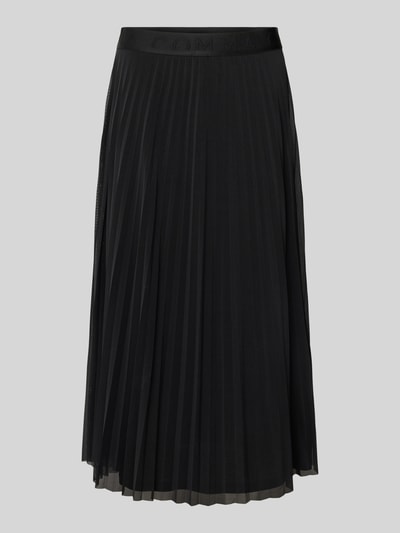 comma Midirock mit Logo-Stitching Black 2