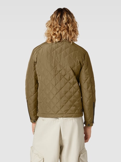 Replay Steppjacke mit Stehkragen und Reißverschlusstaschen Khaki 5