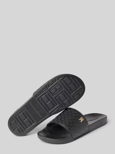 Tommy Hilfiger Slides mit Label-Detail Modell 'POOLSIDE' Black 4