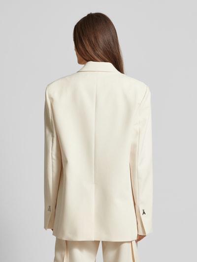 Patrizia Pepe Blazer mit Paspeltaschen Modell 'Giacca due bottoni' Offwhite 5