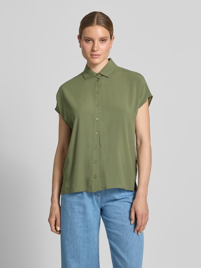 Christian Berg Woman Relaxed Fit Bluse aus Viskose Oliv 4
