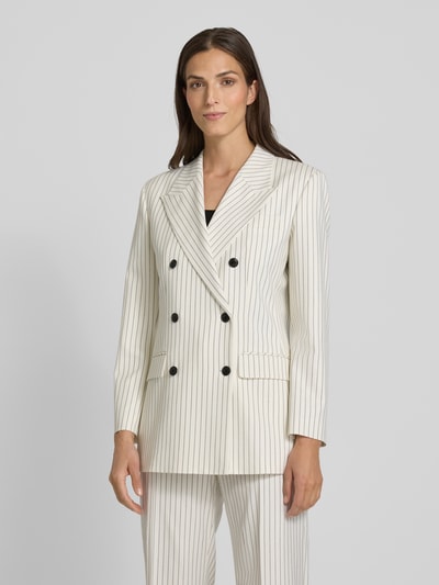 HUGO Blazer mit Reverskragen Modell 'Amelora' Offwhite 4