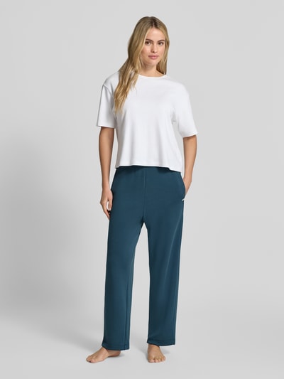 SCHIESSER Sweatpants aus Modal-Mix mit Label-Detail Blau 1