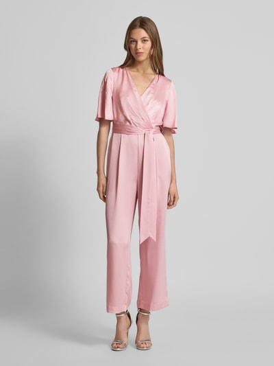 Christian Berg Cocktail Jumpsuit in wikkellook Roze - 4