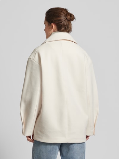 Gina Tricot Lange jas met reverskraag Offwhite - 5