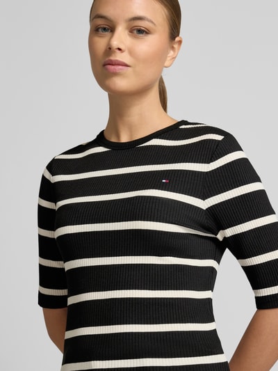 Tommy Hilfiger Slim Fit Shirt aus Viskose-Mix Black 3