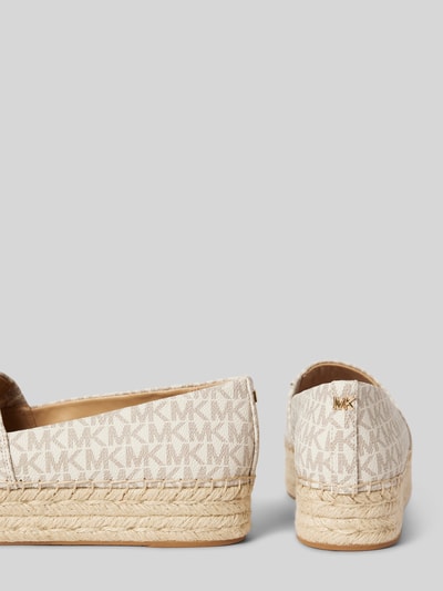 MICHAEL Michael Kors Espadrilles met logoprint, model 'LYNN' Ecru - 2