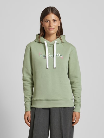 Christian Berg Woman Hoodie mit Statement-Print Schilf 4