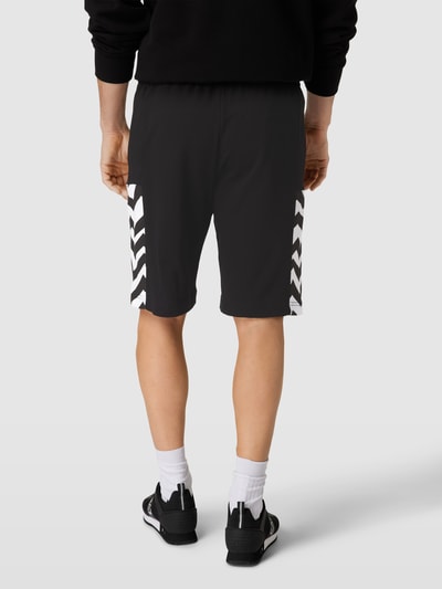 EA7 Emporio Armani Sweatshorts mit Logo-Print Black 5