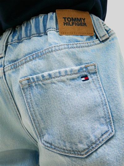 Tommy Hilfiger Kids Regular Fit Jeansshorts mit 5-Pocket-Design Hellblau 3