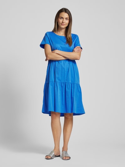 ROBE LÉGÈRE Knielanges Kleid mit Rundhalsausschnitt Bleu 1