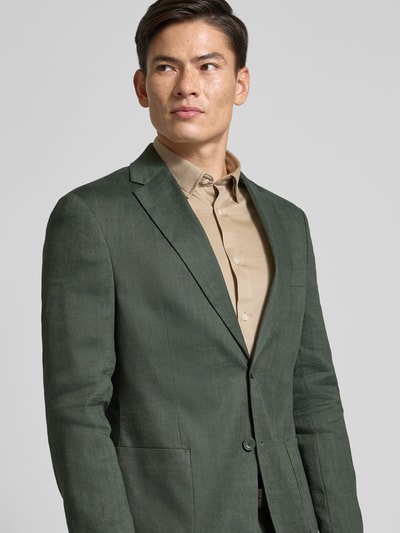 Matinique Slim fit zakelijk overhemd met knoopsluiting, model 'trostol' Oceaanblauw - 3