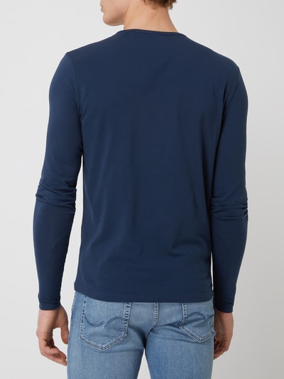 Pepe Jeans Slim Fit Longsleeve mit Logo Marine 5