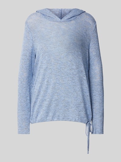 Tom Tailor Loose Fit Hoodie aus Mouline-Garn Hellblau 2