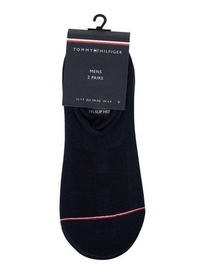 Tommy Hilfiger Socken mit Kontraststreifen im 2er-Pack Marine 2