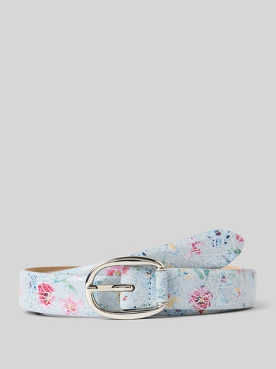 Weinmann Gürtel mit floralem Print Bleu 1