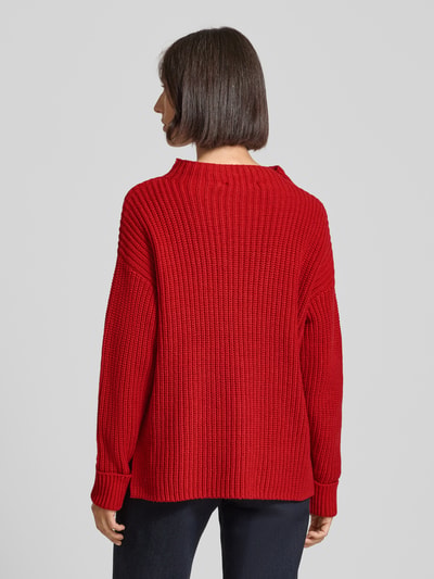 Selected Regular Fit Strickpullover aus Baumwoll-Mix Modell 'SELMA' Rot 5