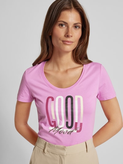 s.Oliver RED LABEL T-shirt met statementprint Roze - 3