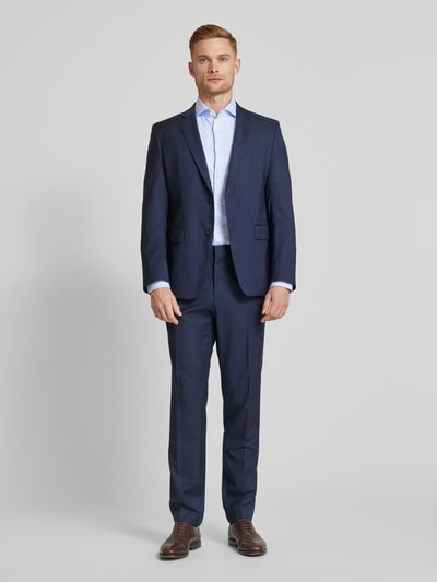 BOSS Slim Fit Business-Hemd mit Haifischkragen Modell 'Hank' Bleu 1