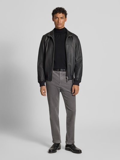 Matinique Corduroy broek met achterzakken, model 'MAliam' Lichtgrijs - 1