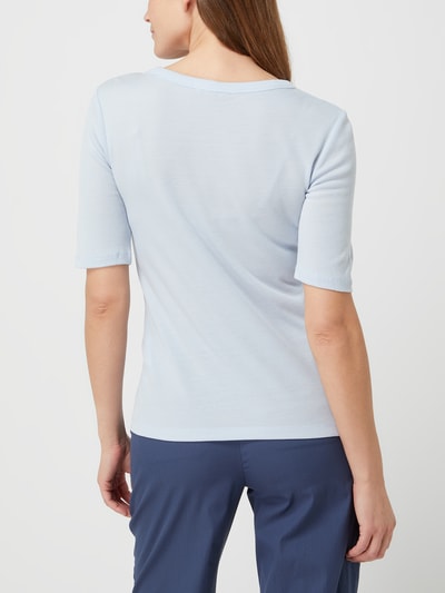 Esprit T-Shirt aus Lyocell  Bleu 5